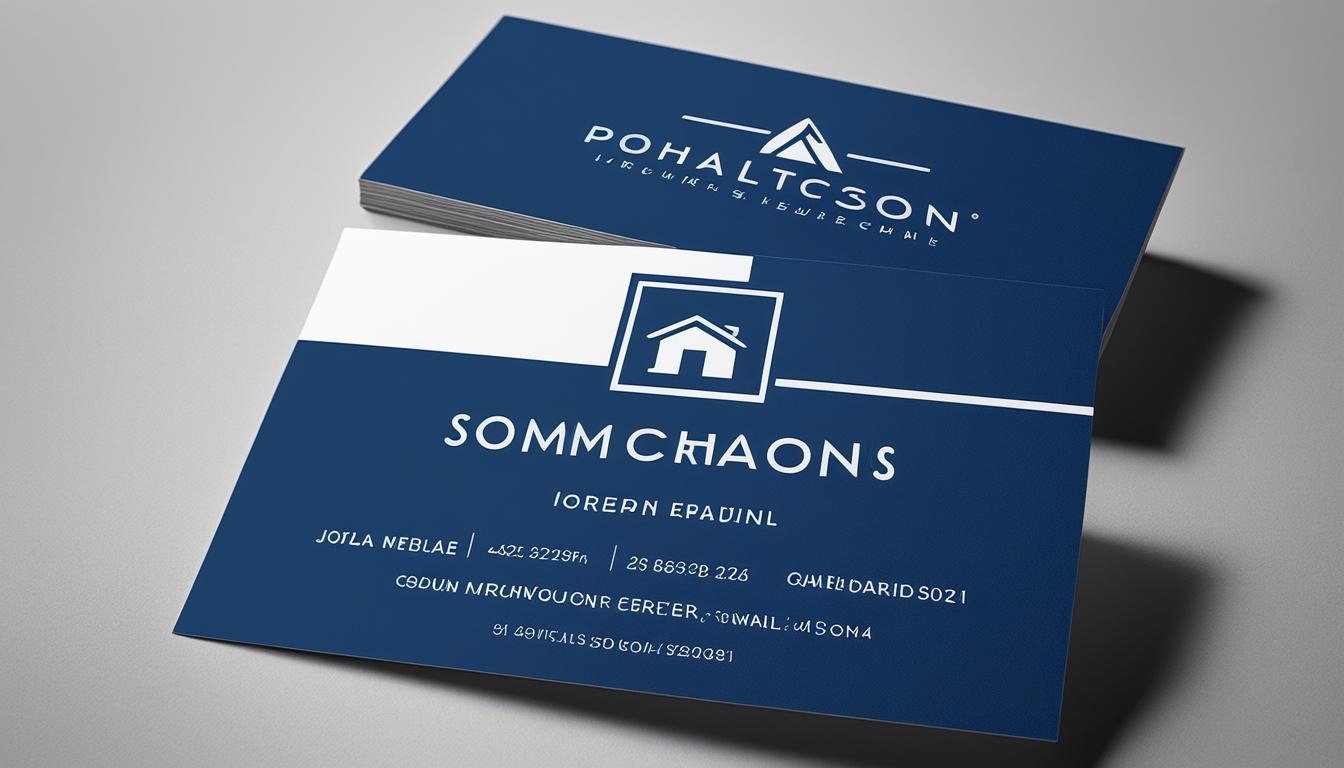 Property Dealer Visiting Card: Make a Lasting Impression